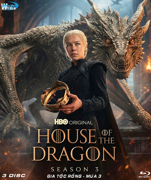 B6973.House Of The Dragon Season III  2026  GIA TỘC RỒNG MÙA  3  2D25G  (AC3 640 - ATMOS 5.1) 3DISC
